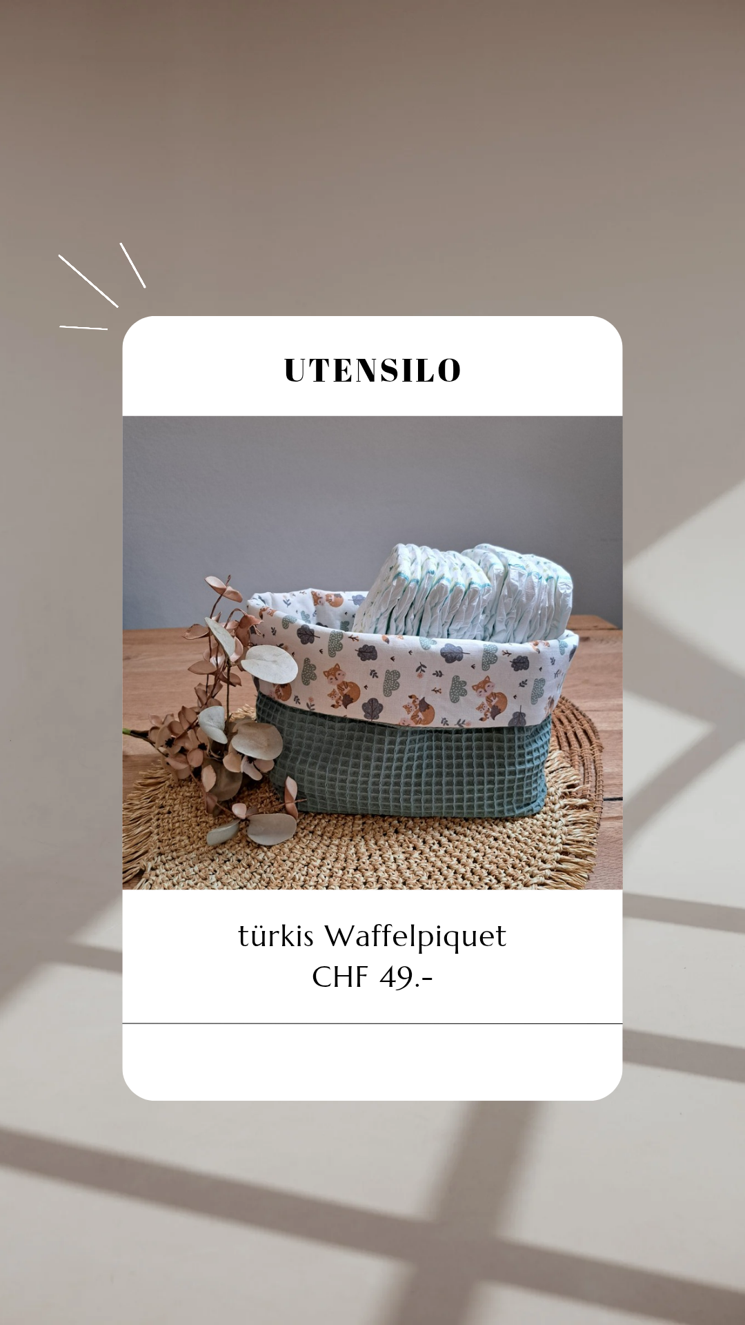 Utensilo türkis